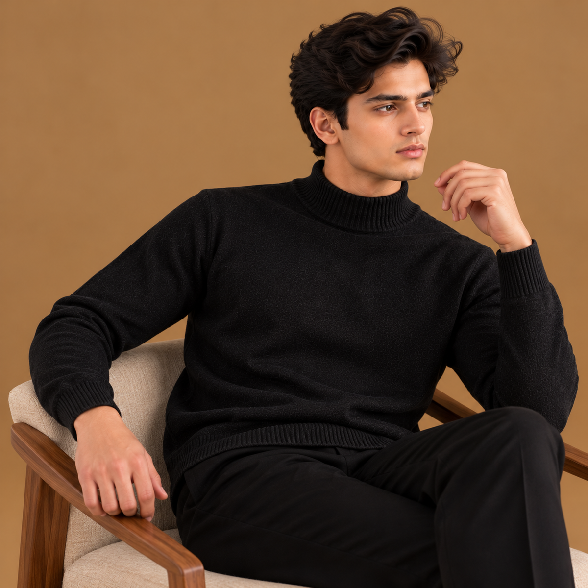 Monochrome Heritage Knit Sweater