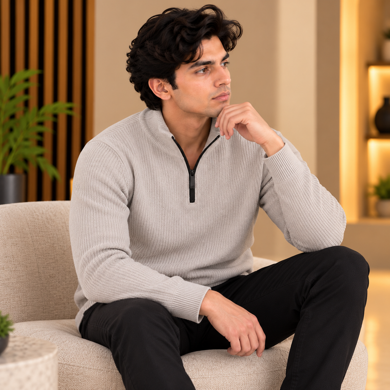 Minimalist Warm Tone Knitwear