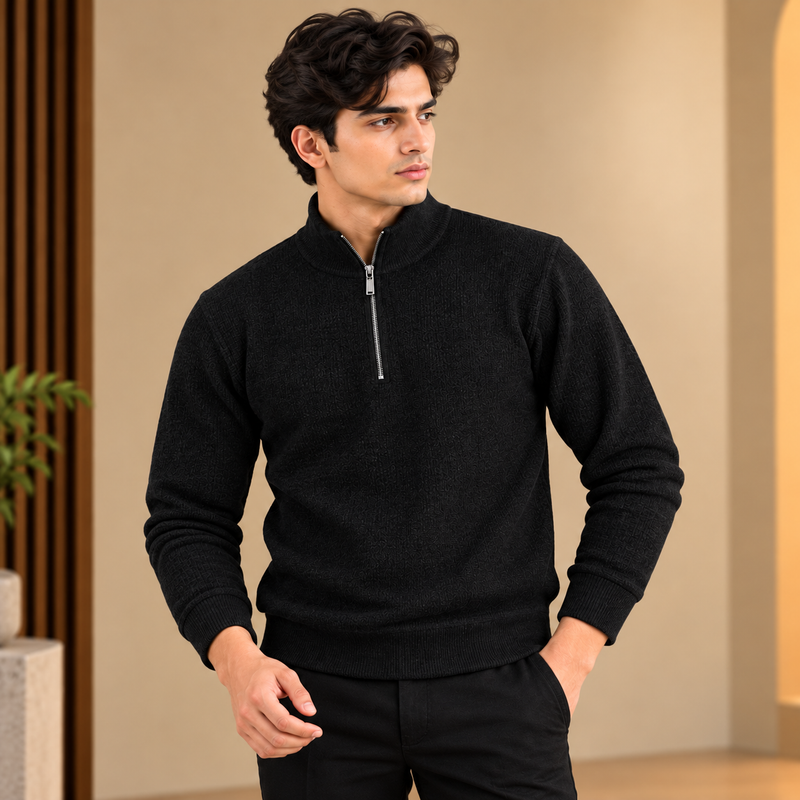 Warm Studio Textured Knit Sweater